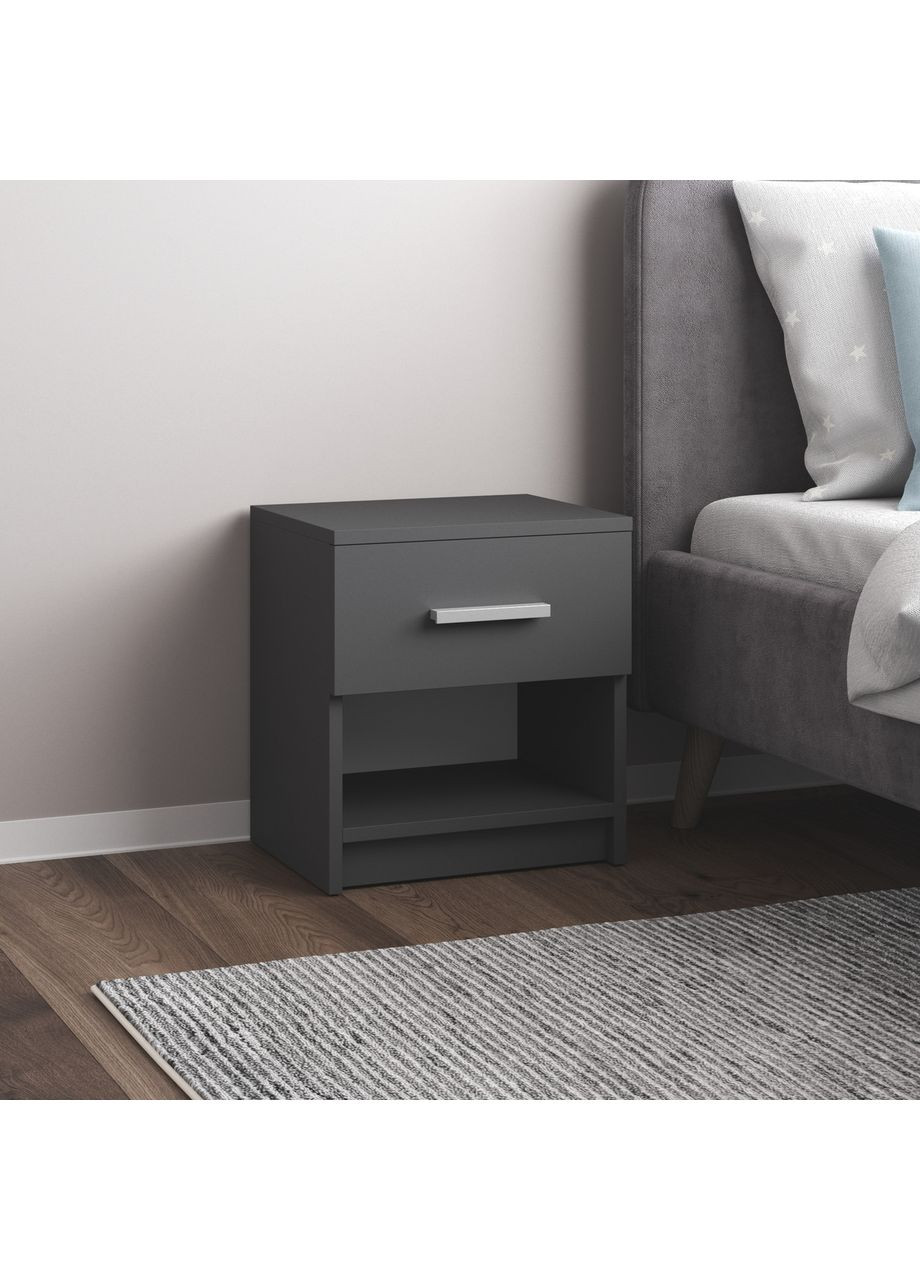 Тумба приліжкова з шухлядою та полицею в спальню 390x410x300 (hm-48-an) VAYS (363134703)