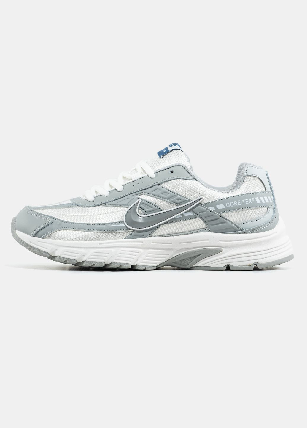 Белые демисезонные кроссовки мужские nike initiator white grey gore-tex | найк инициатор гор-текс белые No Brand