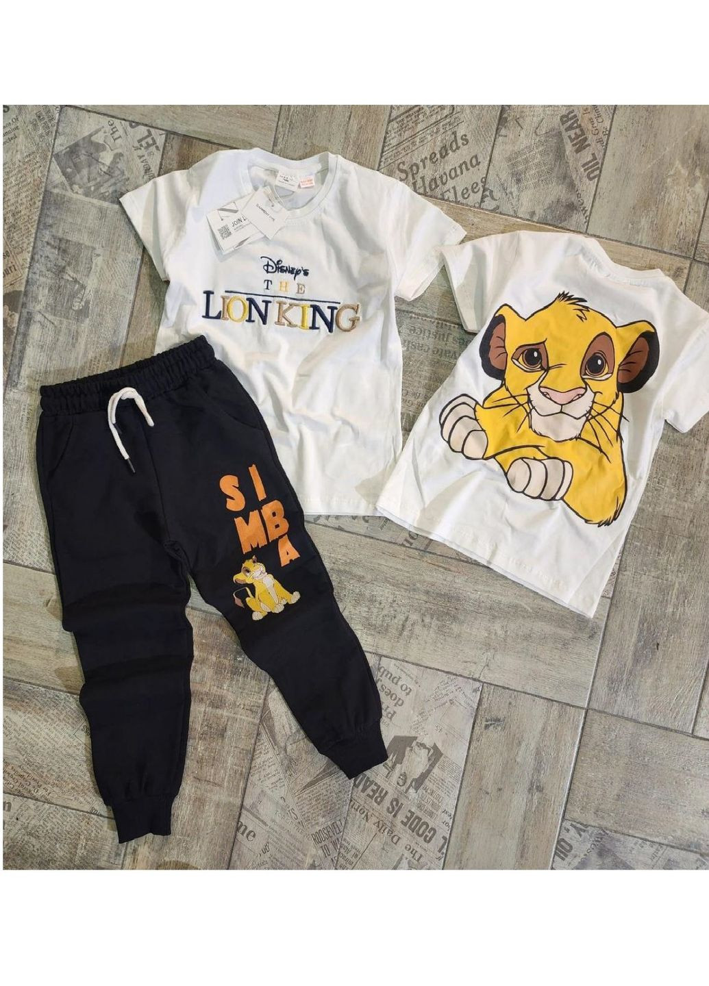 Комплект (футболка, брюки) (Lion King (Король Лев)) TRW280123 Disney футболка+штани (293971876)