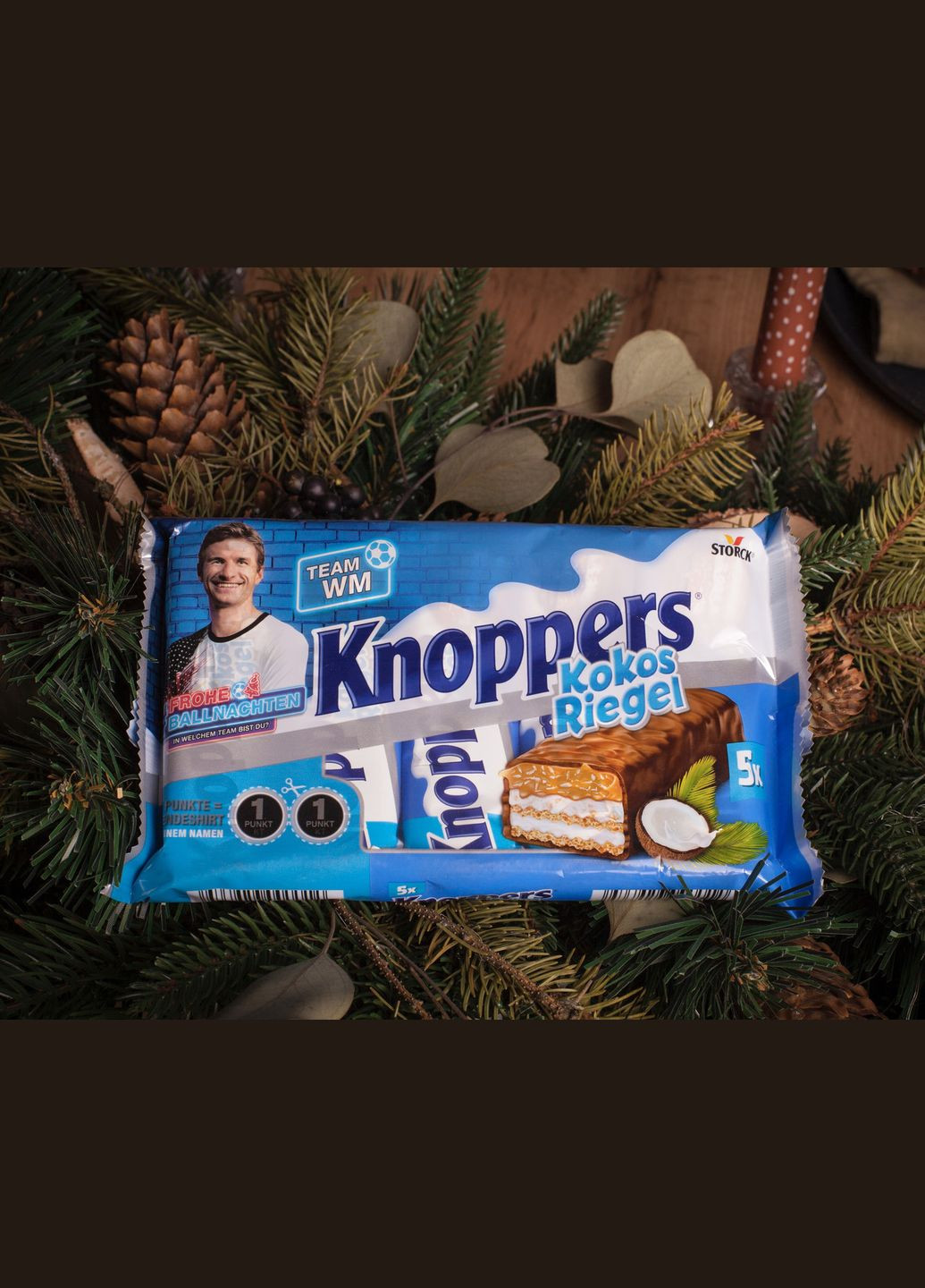Батончики Knoppers Kokos Riegel 🍫 200 гр. Німеччина Storck (346049211)