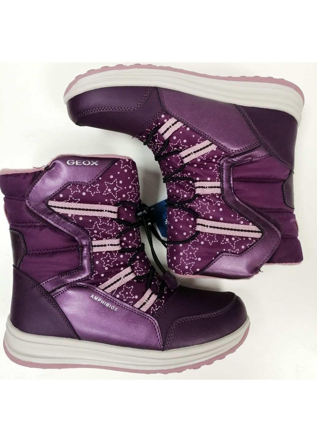 ботинки зимние roby respira, утепленные и водонепроницаемые Geox