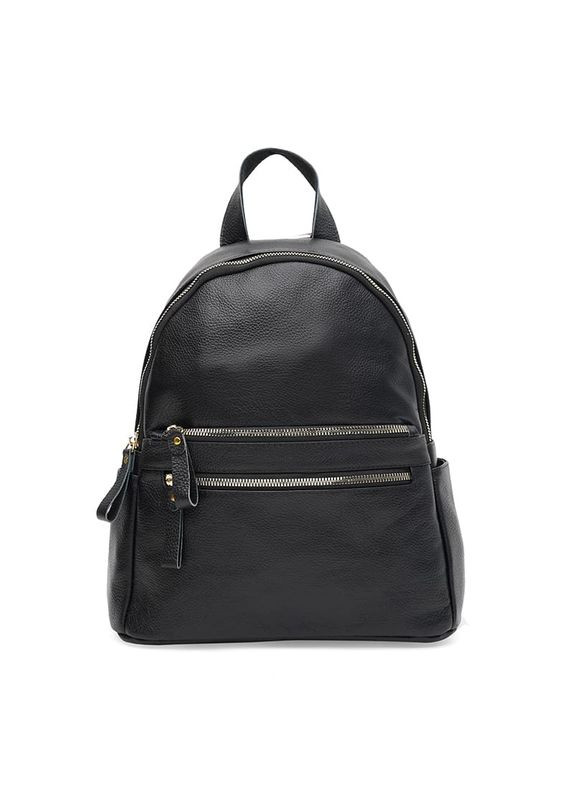 Рюкзак женский кожаный k1s005 Черный Borsa Leather (301871194)