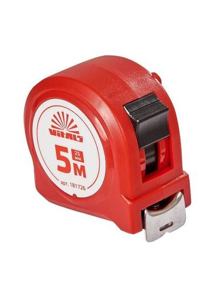 Рулетка 5 м × 25 мм Vitals (363054547)