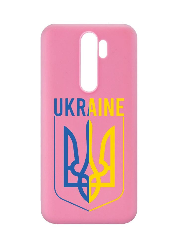 Матовий рожевий чохол на Xiaomi Redmi Note 8 Pro Тризуб (принт 254) Creative (359494202)