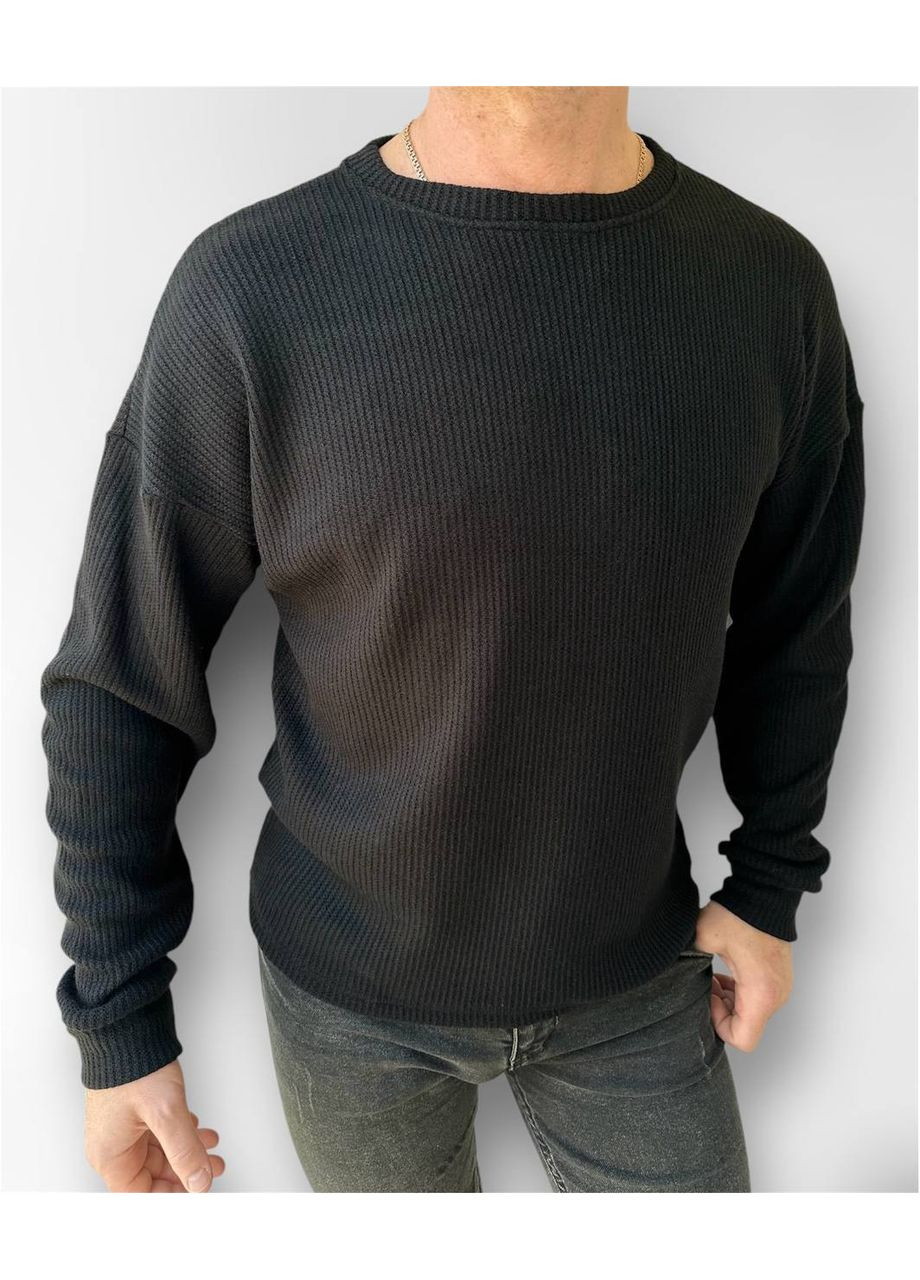 Чоловічий светр із турецької ангори — заміри в описі DK/DL Мода без кордонів однотонний чорний повсякденні ангора