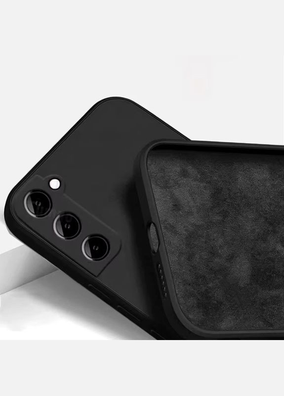 Силіконовий чохол для Galaxy S24 Чорний мікрофібра soft touch Samsung (322211558)