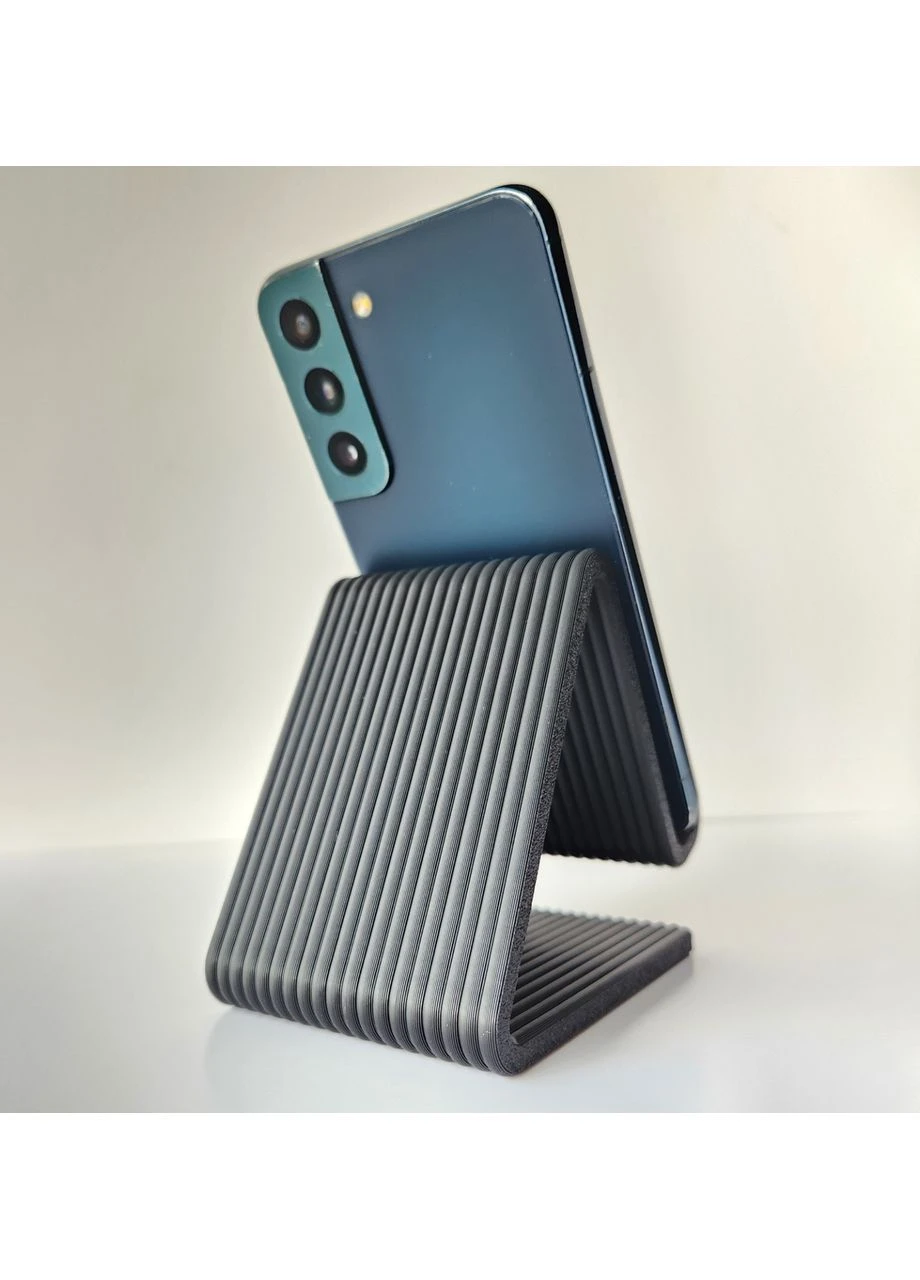 Настільна підставка для телефону 3D-друк Універсальний тримач смартфона з кабель-каналом No Brand (395322379)
