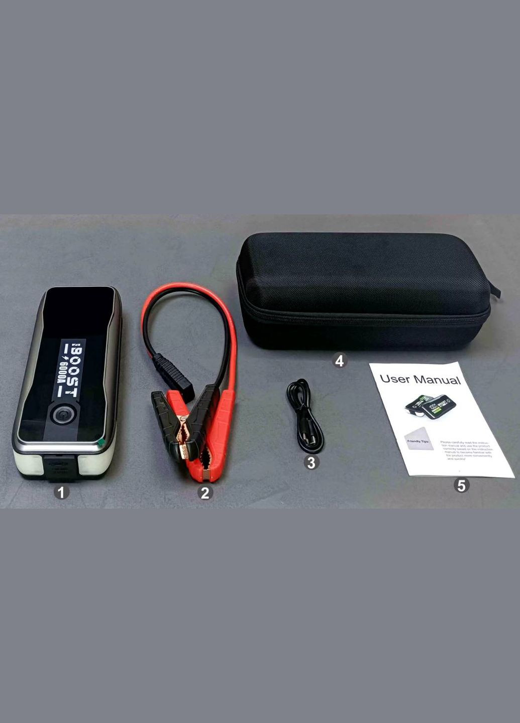 Бустер (пусковое устройство) L083 (6000A, 27000mAh/99.9Wh) (1297) iBoost (337512101)