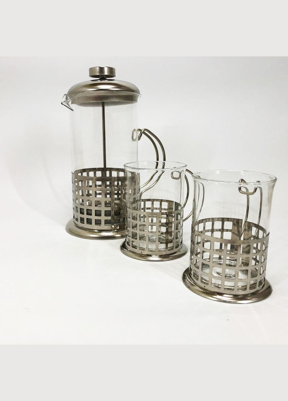 Френч-пресс для заварки кофе UN-1155 0.6 л, Необычный заварник для чая, Френч-пресс HF-841 для кофе Unique (349511959)