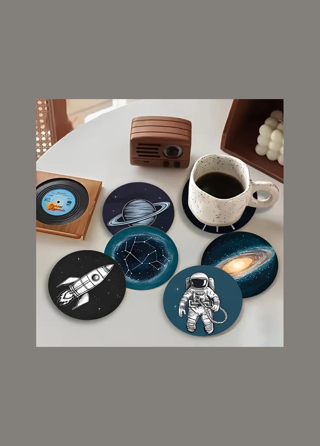 Статуэтка Астронавт с собачкой. Фигурка для интерьера. Декор Астронавт с самым верным другом No Brand (372083554)