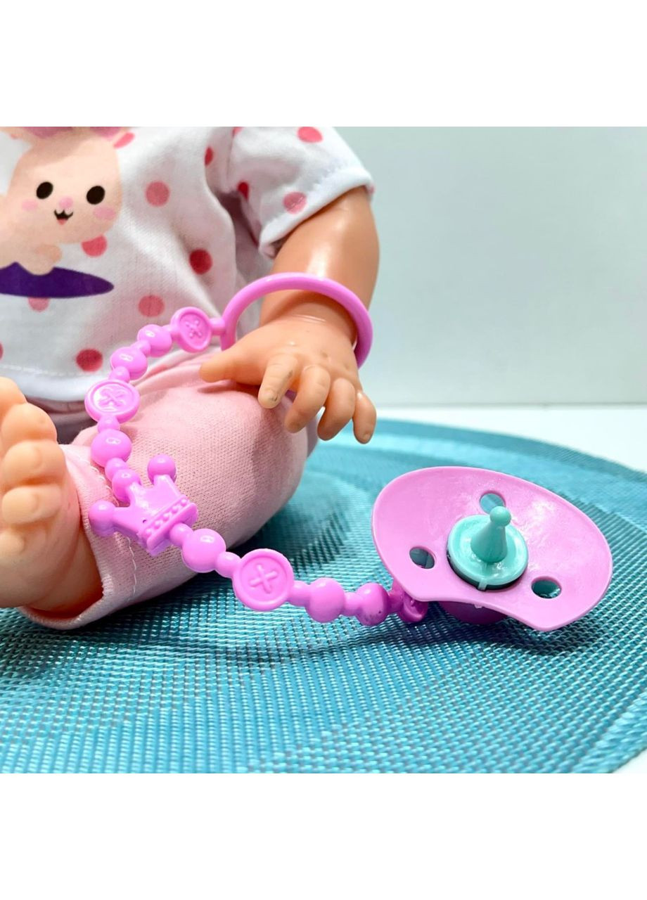 Пупс функциональный Чудо Малыш 7 функций бутылочка соска горшок в комплекте 33см Вид 1 (YL2435A-C-D-DM-UA) No Brand (362205942)