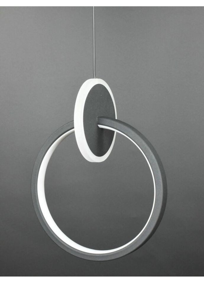 Люстра светодиодная подвесная LED светильник для квартиры на потолок лэд 26562 Черный 35-200х12х20 см. Sunnysky (335974845)