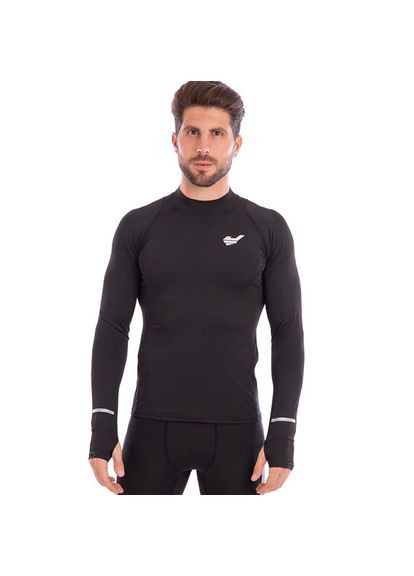 Лонгслів спортивний чоловічий з рукавом лижник Jason L-809, (06508134) FDSO чорний