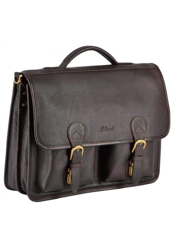 Портфель мужской кожаный 8190 Brown 17л (8190 BRN) Ashwood (335404525)