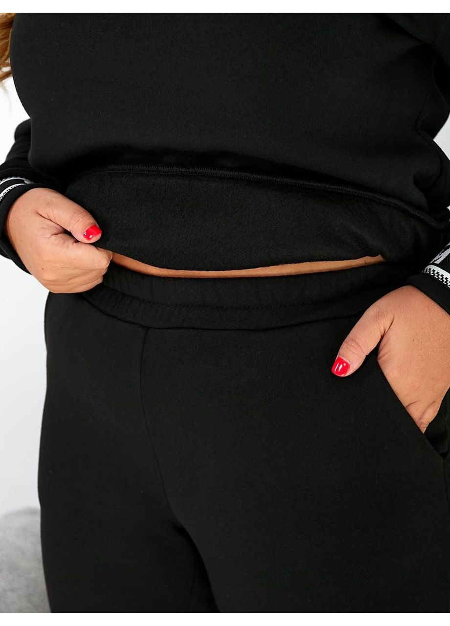 Жіночий прогулянковий костюм двійка колір шоколад New Trend (304646858)