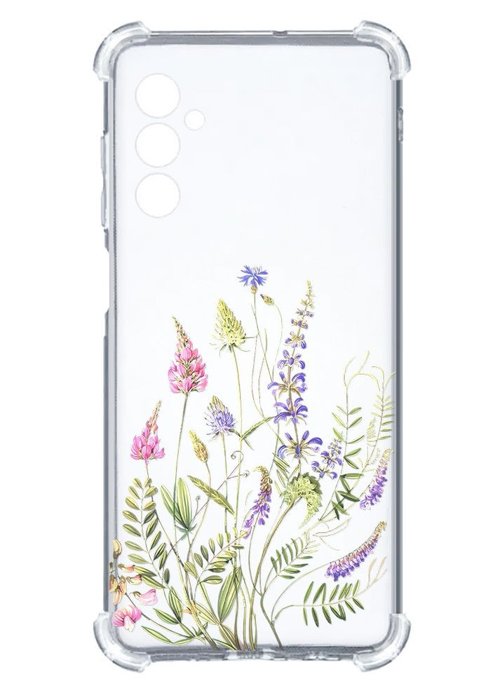 Чехол с утолщёнными углами на Samsung Galaxy A15 (A155) / M15 Цветочная идиллия (принт 382) Creative (360696806)