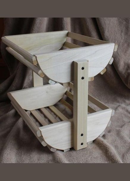 Лоток для овочів і фруктів з дерева Аспарагус бланже (ЯХО-001101) No Brand (327844621)