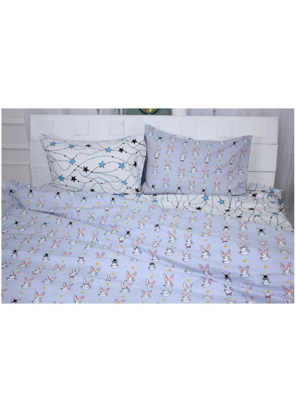 Постельное белье Бязь 17-0527 Bunnies Полуторный (ek38153) Mirson Бязь 17-0527 Bunnies Полуторний (392389612)