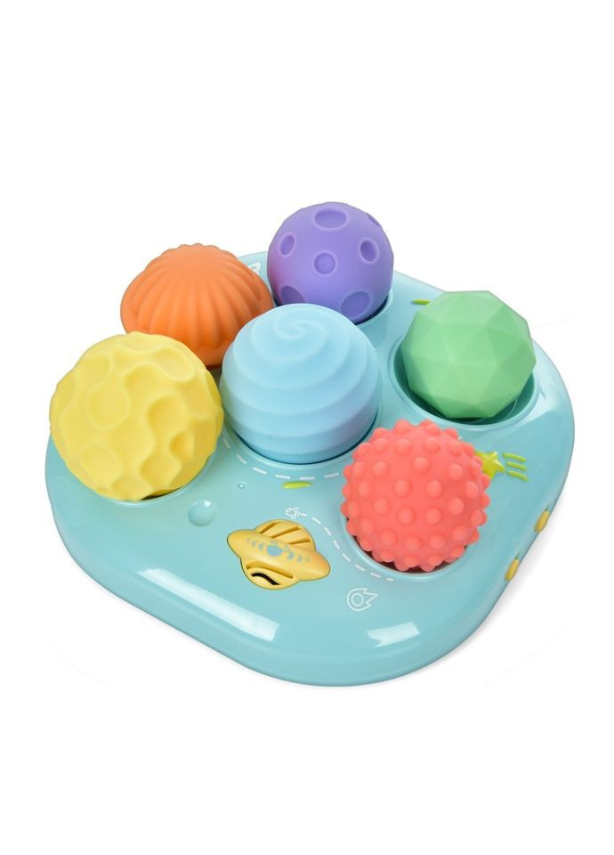 Детская Развивающая «Текстурные Мячики» 35179M 6 штук, музыка, свет Bambi (334157139)