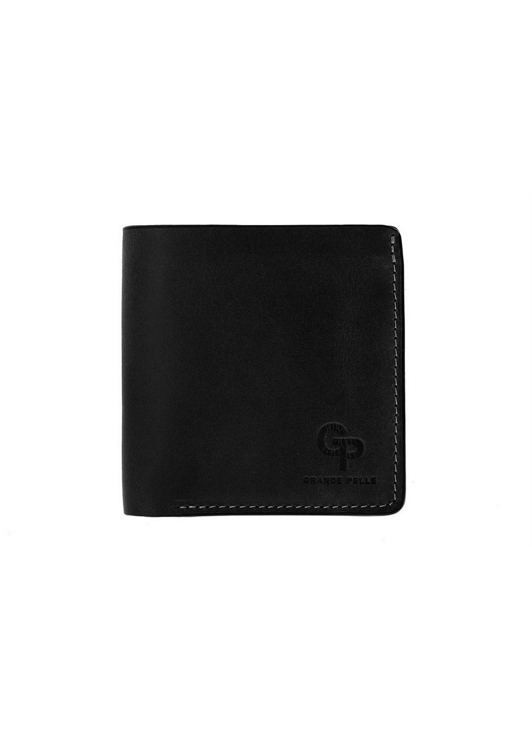 Мужской кожаный кошелек 10х10х2.5 см Grande Pelle (315870235)