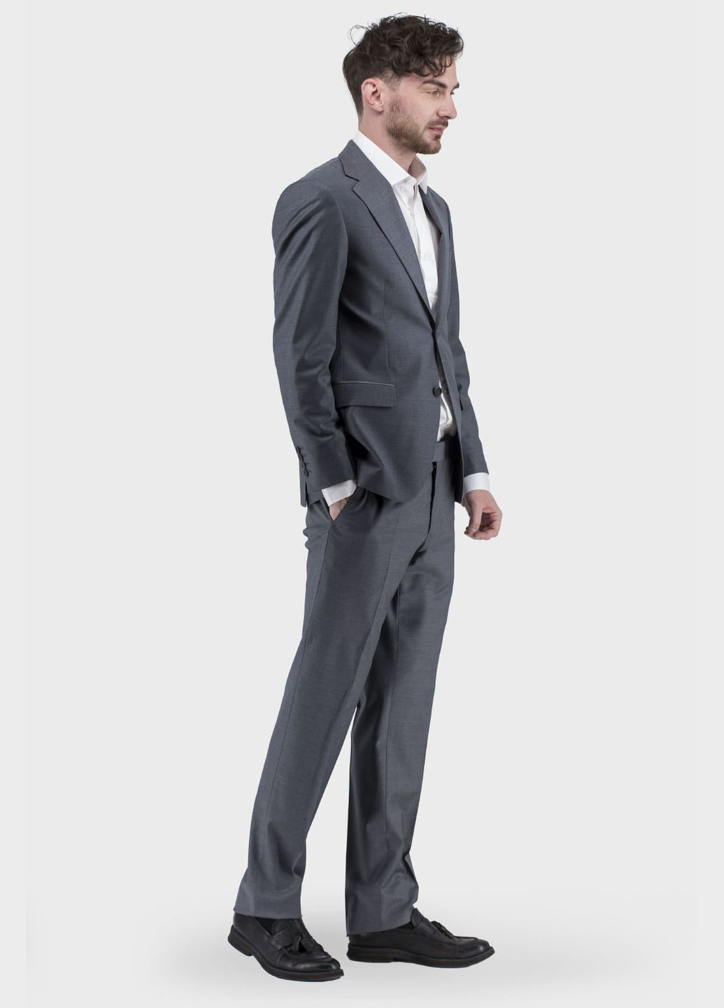 Чоловічий класичний піджак з англійським коміром, приталений стиль Avvenente (, ), 37680 No Brand (331786173)