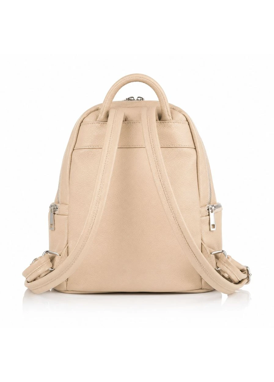 Жіночий шкіряний рюкзак VC2238 Beige Virginia Conti (392945835)