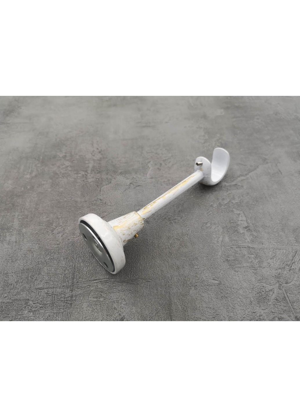 Карниз Борджеза гладкая штанга одинарный открытый 25 мм 300 см Белое золото Quadrum (352778343)