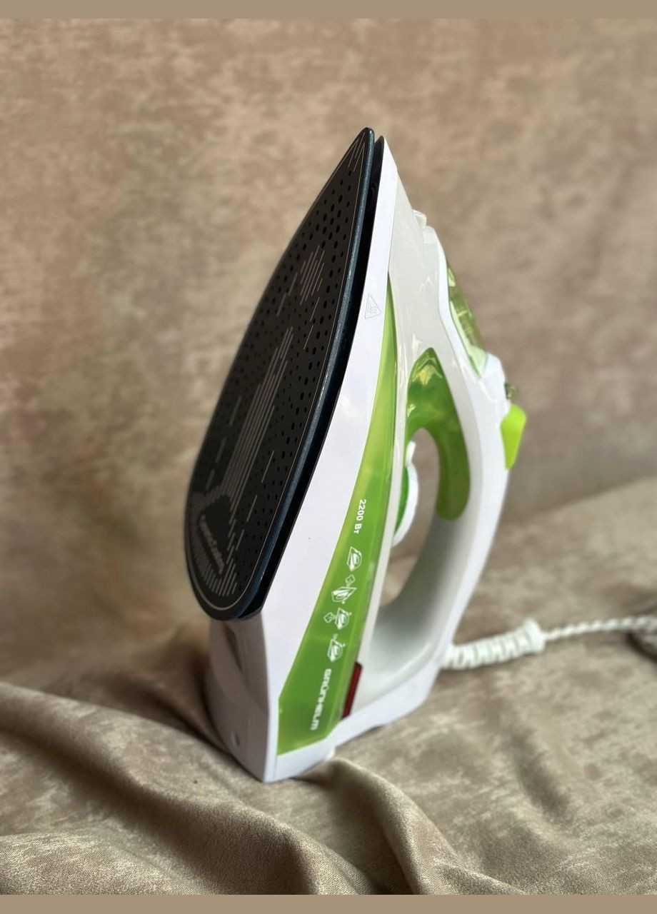 Праска з керамічною підошвою EI-8858-C вертикальне відпарювання Зелений 2200 Вт Grunhelm (305054376)