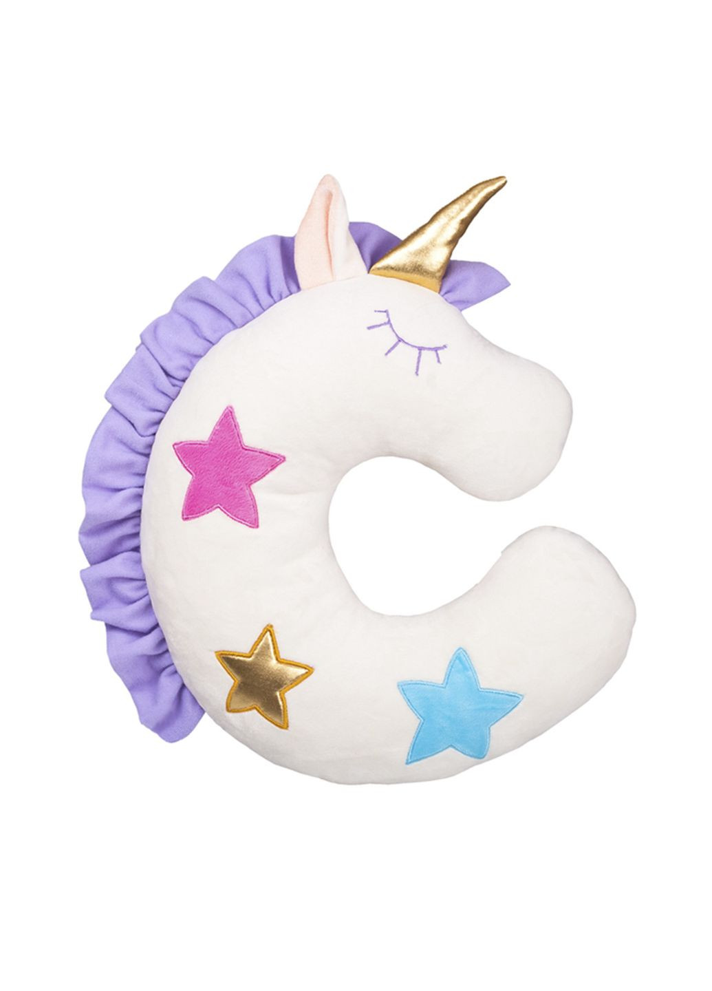Подушка "Єдиноріг Зірочка" колір білий ЦБ-00267559 DGT-Plush (313802407)