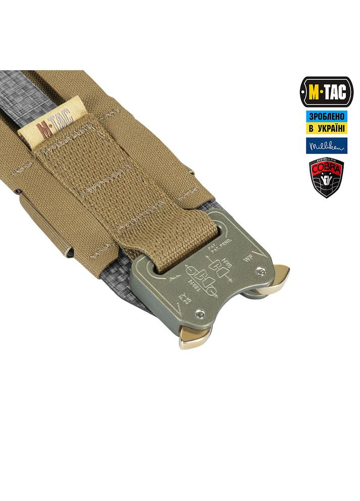 Ремінь Tiger Belt Cobra Buckle Coyote 3XL M-TAC (301513581)