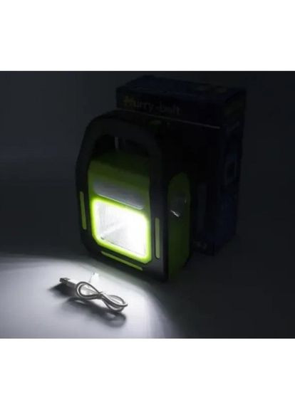 Фонарь ручной на солнечной батарее c Power Bank COB LED HB-9707В-2 3 режима свечения BL (354823810)