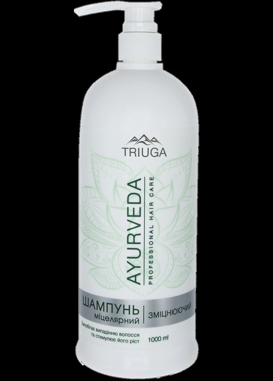 Мицеллярный шампунь "Укрепляющий" AYURVEDA Professional hair care, 1000 мл (8908003544779), ТриюгаОМ Triuga Herbal (300859722)