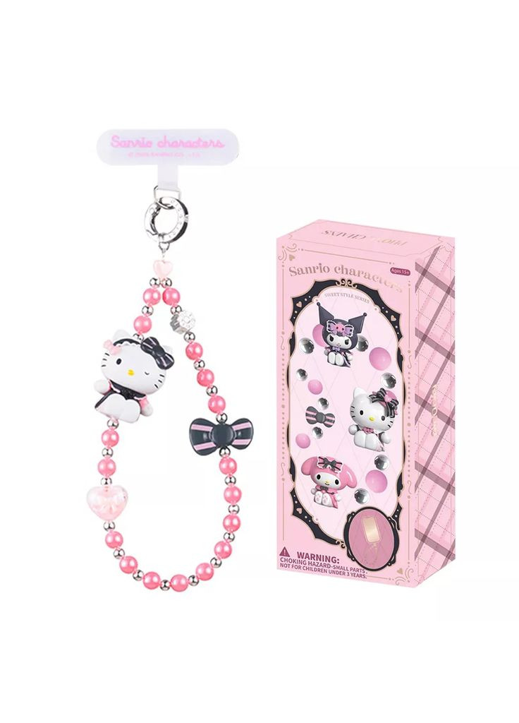 Ланцюжок для телефону-сюрприз Hello Kitty and Friends Чарівний стиль (25SM-005) POP TOP (369905118)