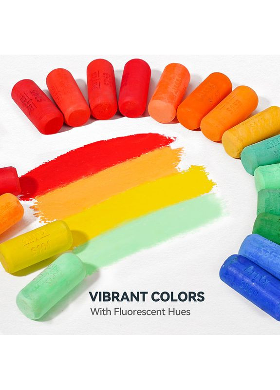 Пастель мягкая ASP-0172B 72 цвета (LC303793) Arrtx (323098700)