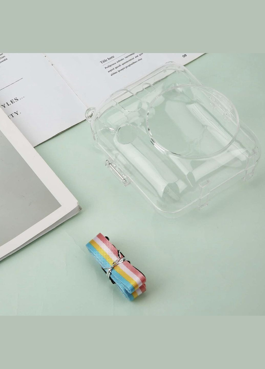 Набір камера Instax Mini 12, Фотопапір 20шт, Прозорий чохол, Фотоальбом 64 фото Fujifilm (329191976)