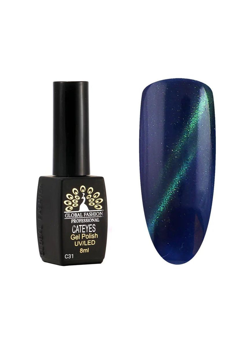 Гель-лак "Котяче око" Professional №31, 8мл Global Fashion (352742911)