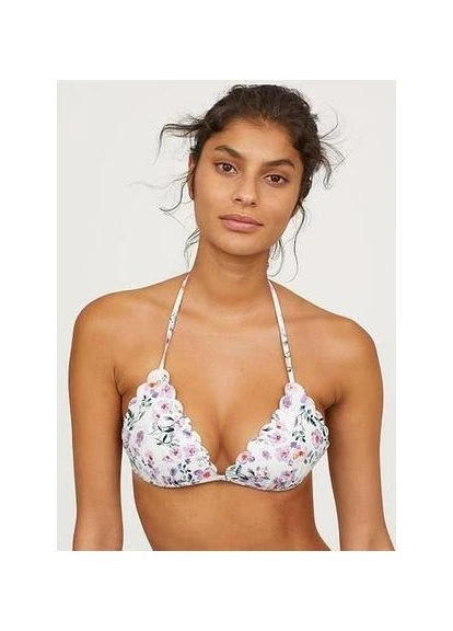 Лиф от купальника бикини с цветочным принтом 34 / XS H&M (391489852)