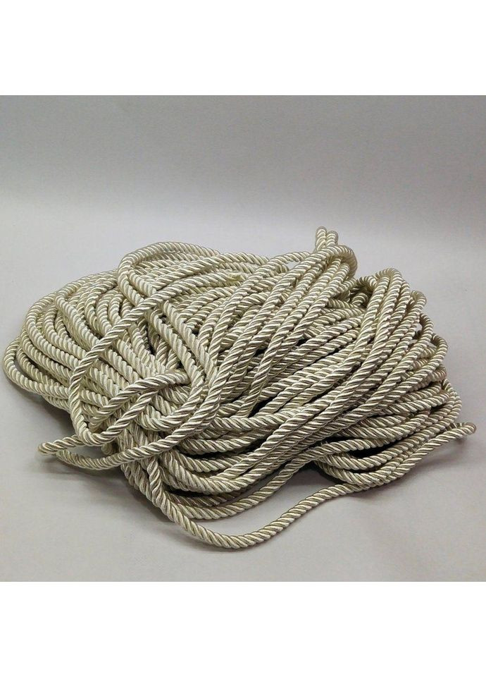 Декоративный шнур для натяжных потолков, молочный #4 10 мм Plus-plus (352744889)