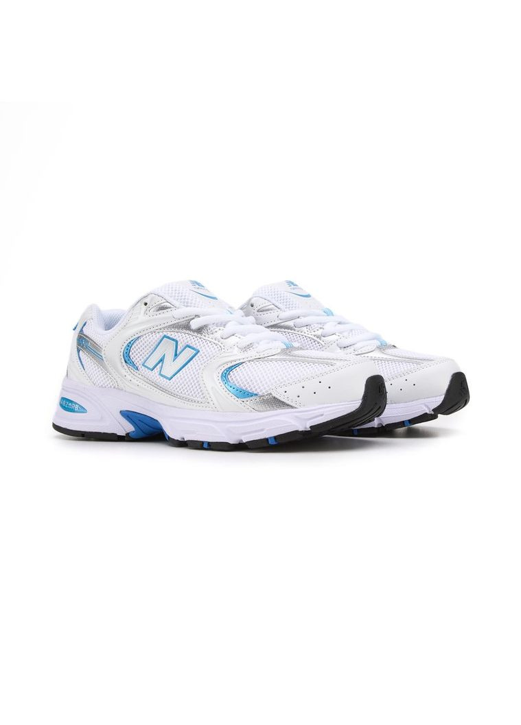 КРОСІВКИ ЖІНОЧІ NEW BALANCE 530 WHITE SKY BLUE НЬЮ БЕЛАНС 530 No Brand білі демісезони (369387818)