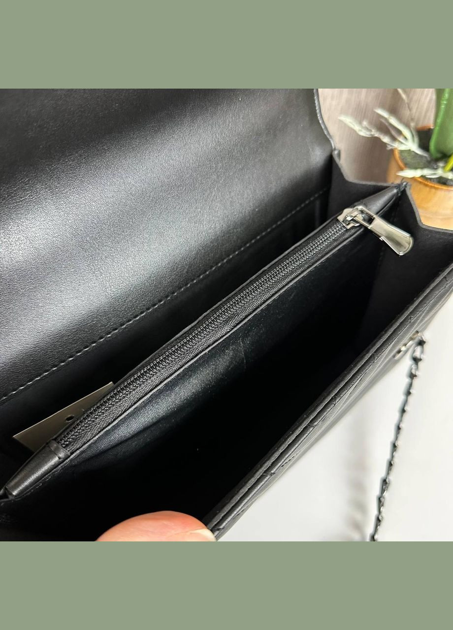 Подарочный набор женская сумочка клатч с птичками и кожаный ремень 2 в 1 черный (sku_1198+Р) No Brand (330576783)