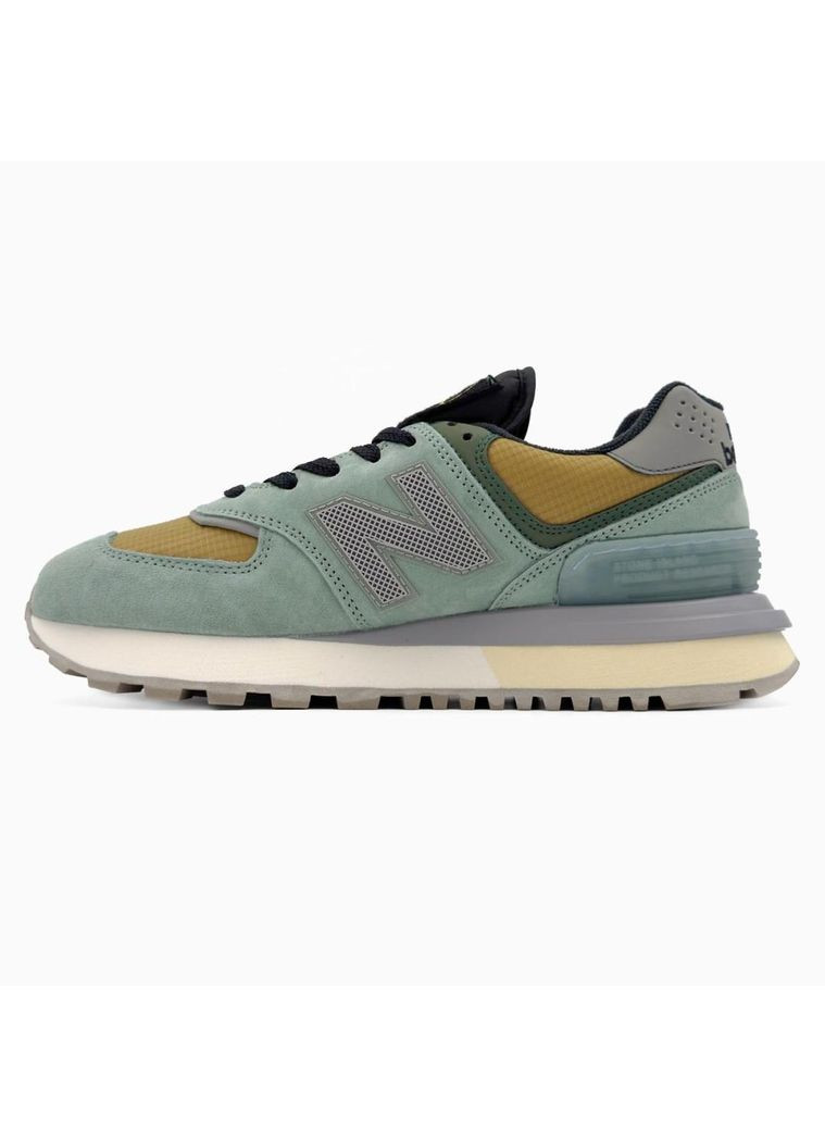 КРОСІВКИ ЖІНОЧІ NEW BALANCE 574 LEGACY STONE ISLAND OLIVE YELLOW НЬЮ БЕЛАНС 574 No Brand комбіновані демісезони (367171823)