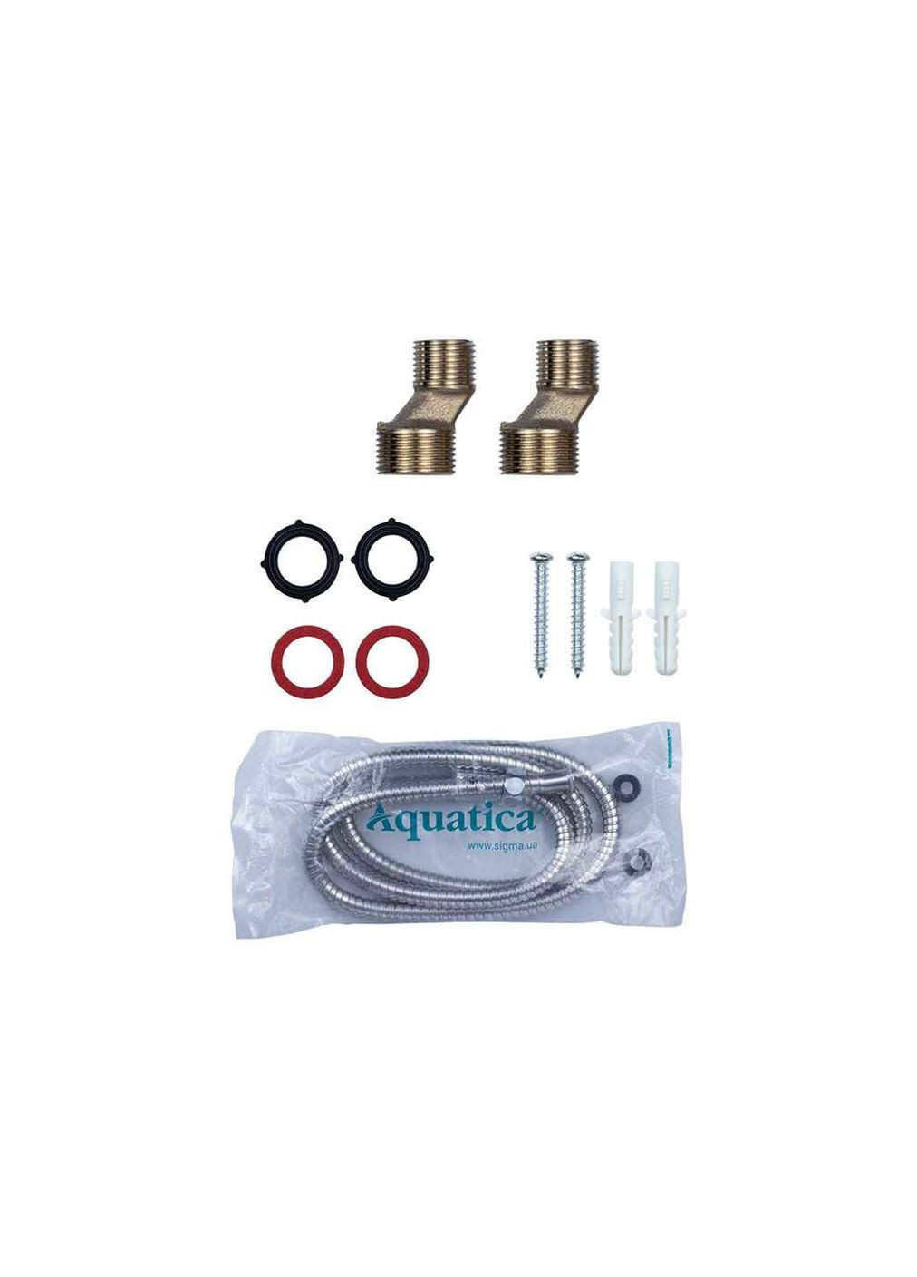 Смеситель встроенный PM 1/2 для ванны гусь изогнутый дивертор 9780220 AQUATICA (357216597)