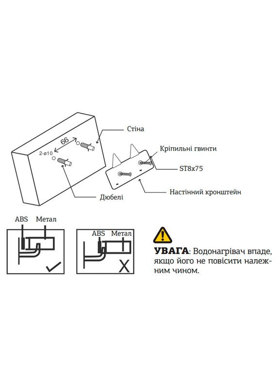Водонагреватель накопительный под мойку EWH-0615 Small Under, 15 л, мокрый ТЭН 1,5 кВт (WH0008) Mixxus (334003169)