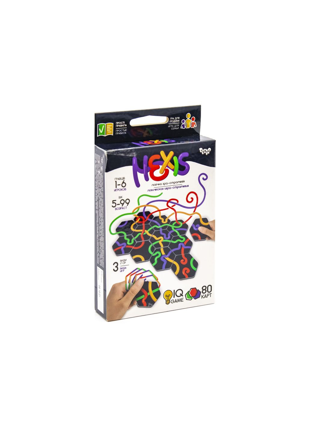 Настольная развлекательная игра "Hexis" GHEX-01-01 Danko Toys (292709575)