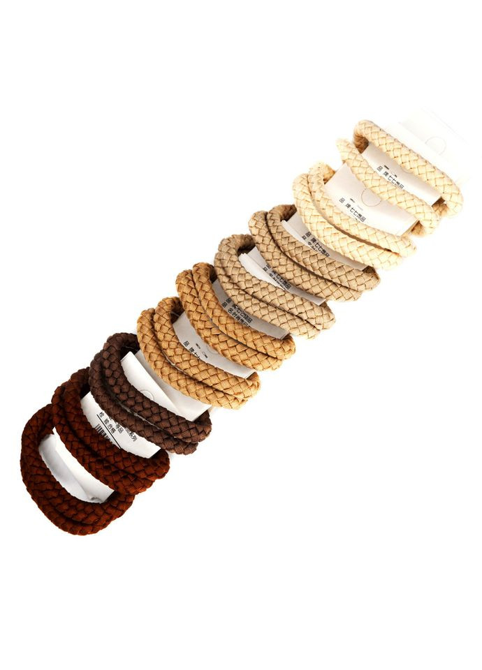 Дитяча резинка для волосся "Коса" 0301-1115, 20 штук La-beauty (317737461)