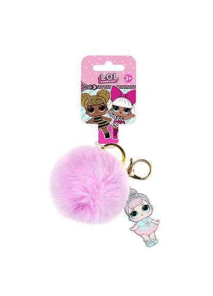 Брелок Acrilico pom-pom LOL фіолетовий (-2600000564/2) Cerda (367060023)