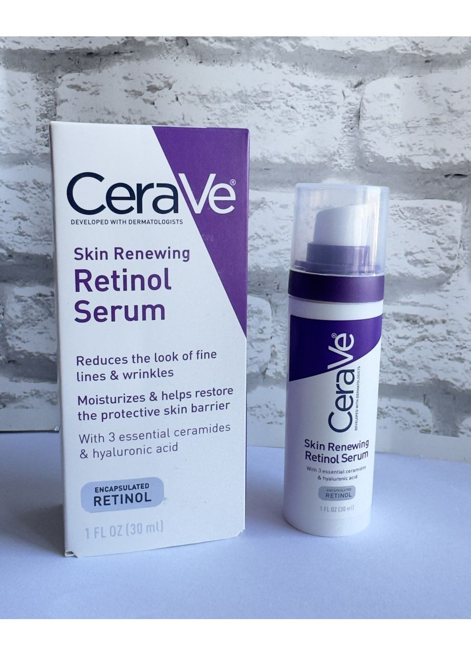 Сыворотка против морщин с ретинолом Skin Renewing Retinol Serum 30 мл CeraVe (369569441)
