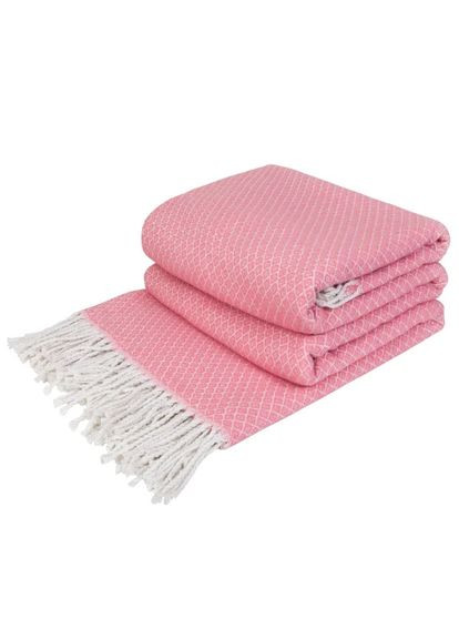 Плед бавовняний Gala 4431 140х200 см рожевий Love You (364101316)