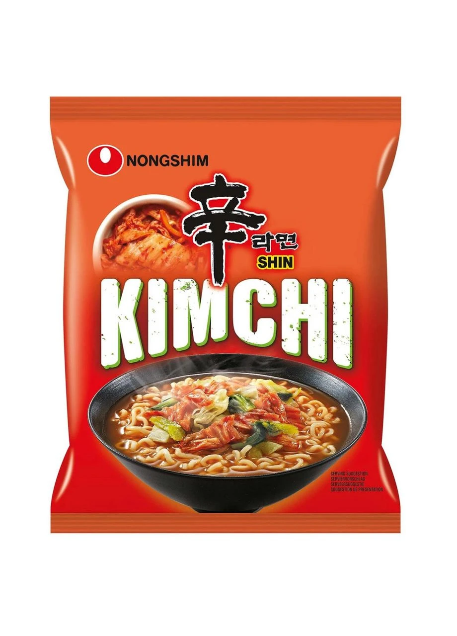 Лапша со вкусом Kimchi 120г Nongshim (387597404)