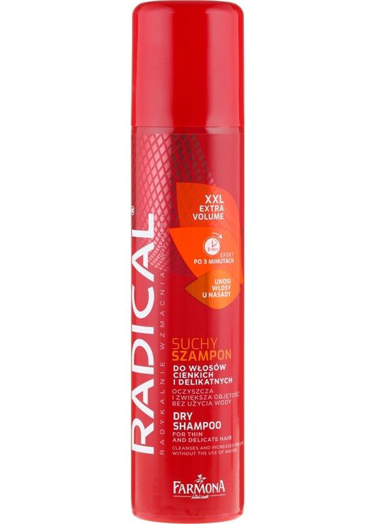 Сухой шампунь-кондиционер для поврежденных волос Radical Dry Shampoo 180ml (686817-31099682) Farmona (368602512)